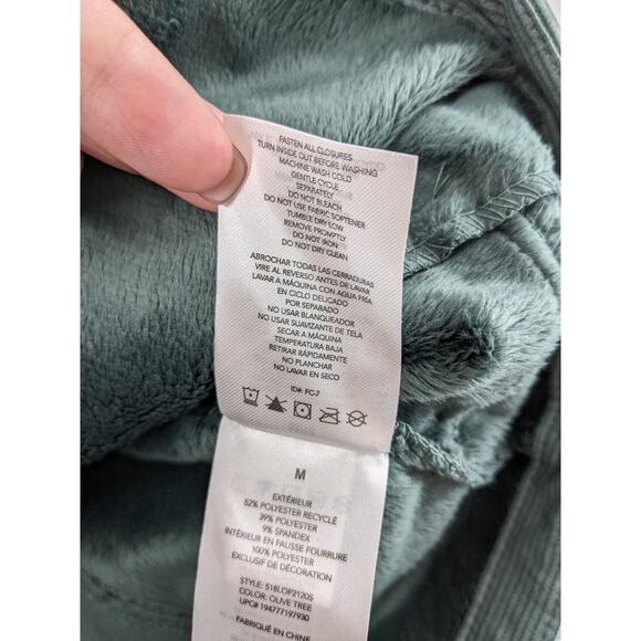 Free Country FreeCycle Hooded Jacket M Olive Green Full Zip Water Resistant Coat - Picture 7 of 12